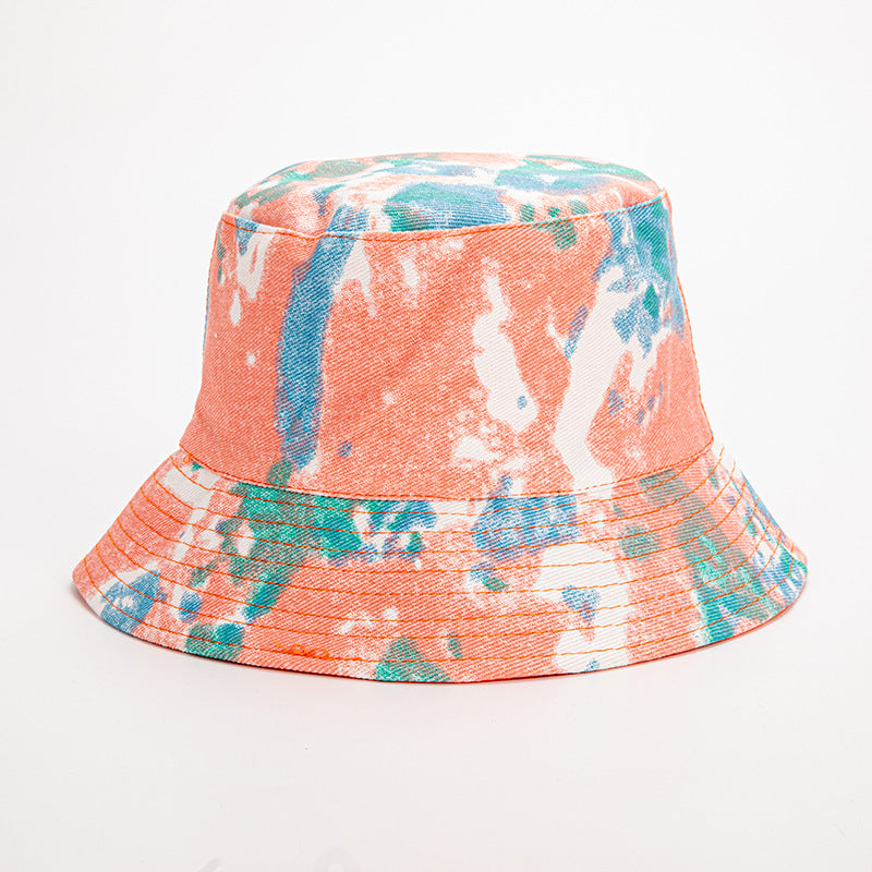 Wholesale  cotton tie-dyed fisherman hat  casual basin hat