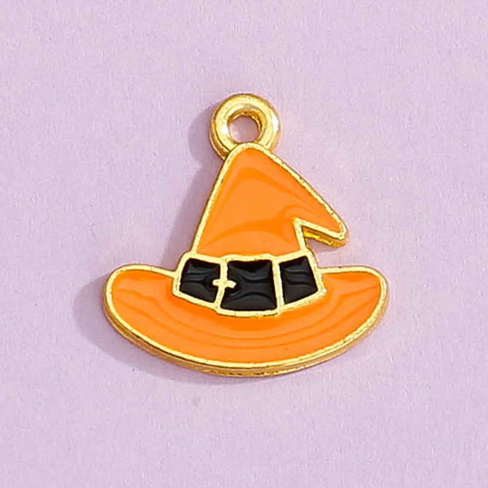 Wholesale 5pcs Halloween Diy Alloy Cartoon Accessories Necklace Bracelet Pendant ACC-PT-Yongc001