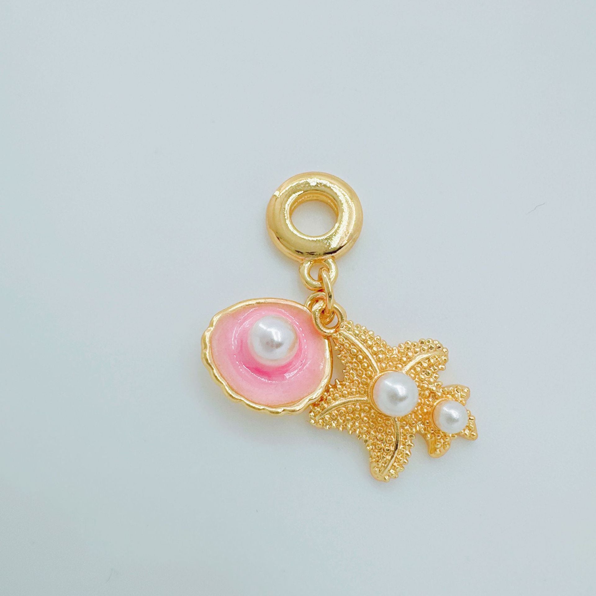 Wholesale Starfish Pendant Necklace Gold Plated Copper Fashion Jewelry Accessory Gift