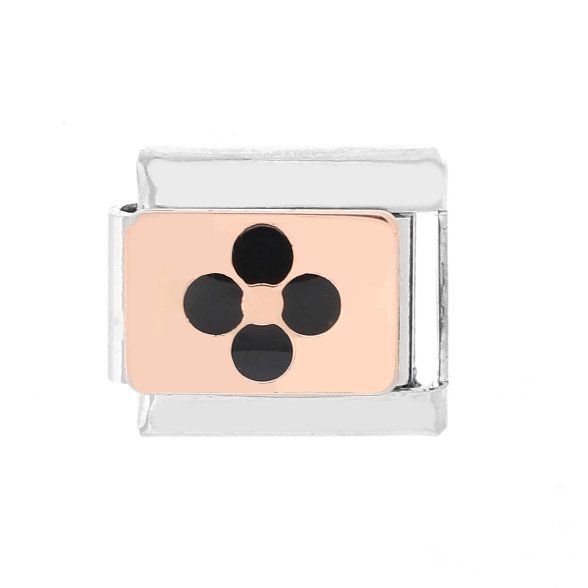 Wholesale 5pcs Italian Charm Bracelet Charm Module Stainless Steel Mother's Day Bracelet 9mm DIY Pattern Free Stitching Detachable Composable Bracelet ACC-BT-XY003