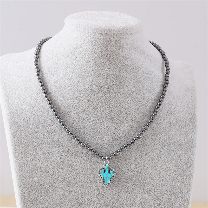 Wholesale Black Round Bead Necklace