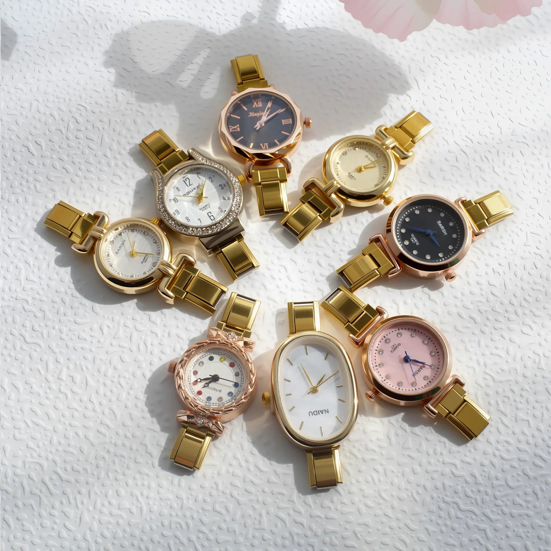 Wholesale Italian Charm Bracelet DIY Splicing Quartz Watch Stainless Steel Composable Bracelet