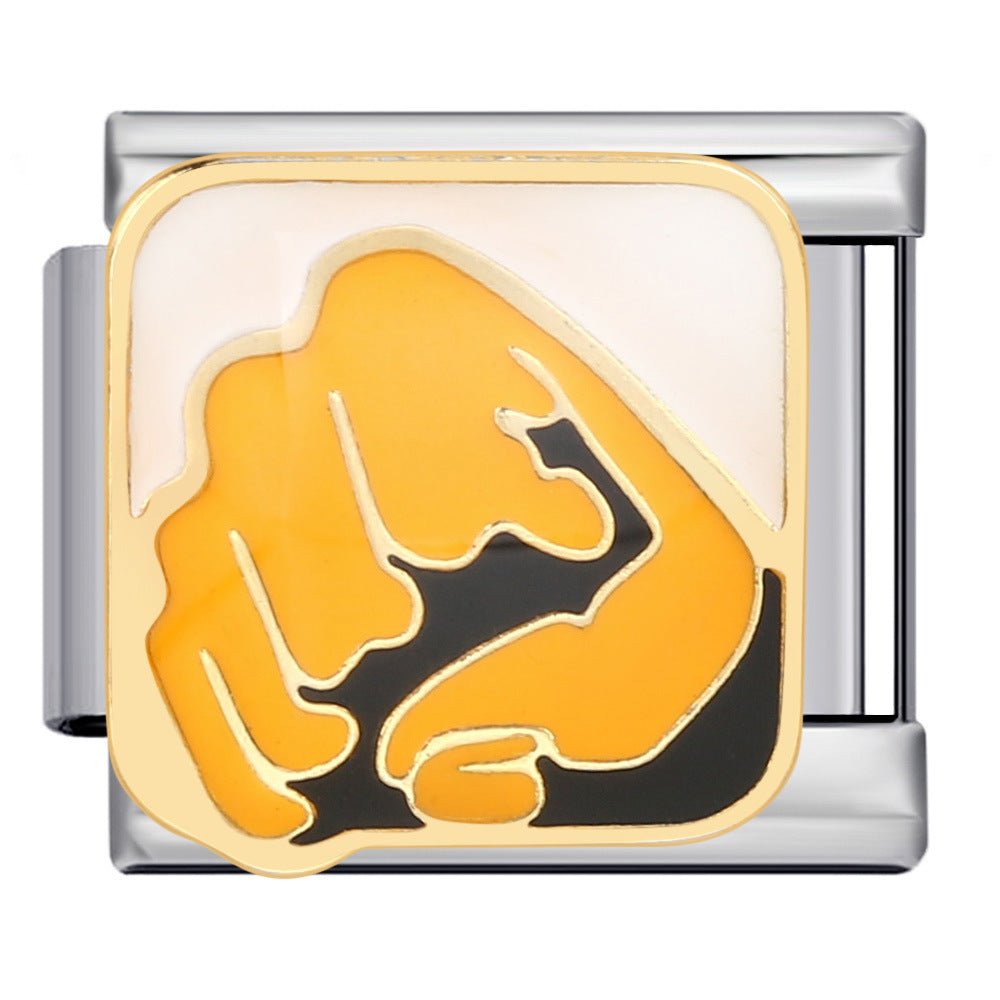 Wholesale Italian Charm Bracelet 9mm DIY Splicing Removable Stainless Steel Composable Bracelet