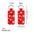 Wholesale 6pcs  Snowflake Pattern Lipstick Case Keychain
