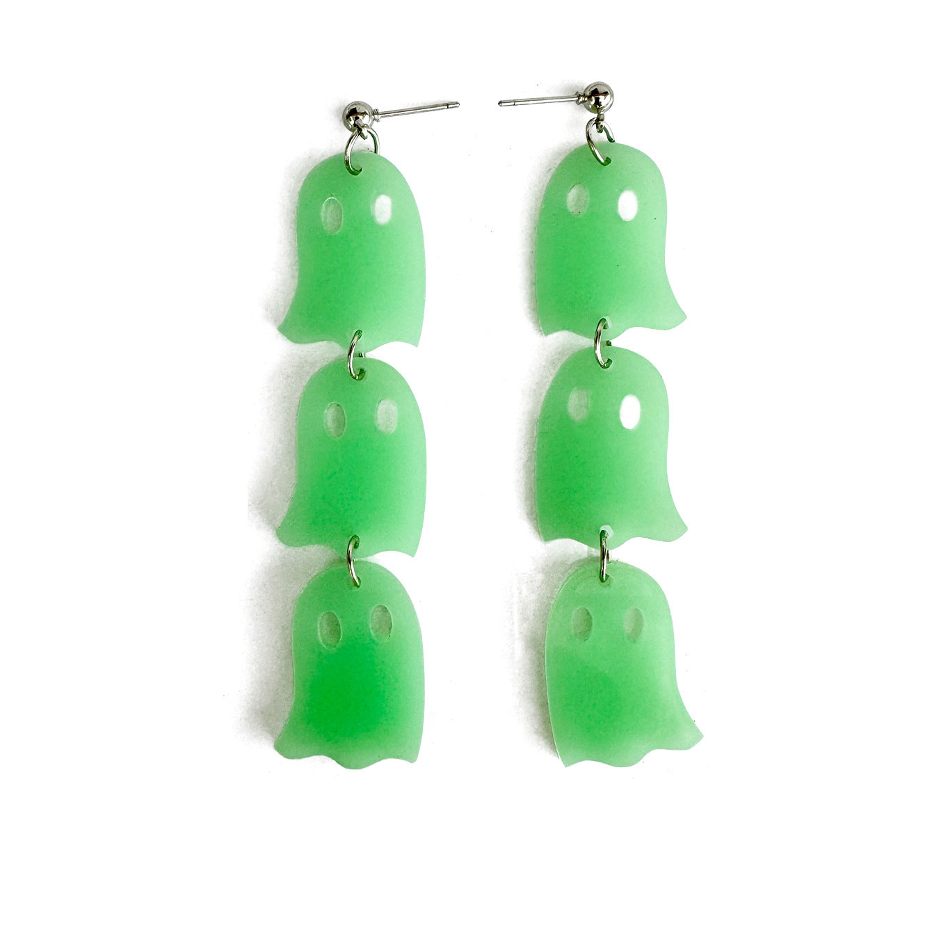 Wholesale  Long Ghost Luminous Acrylic Earrings