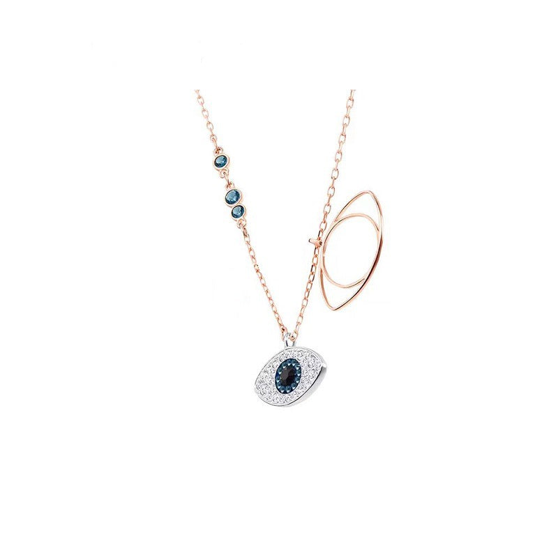 Wholesale Devil's Eye Pendant Jewelry Collarbone Chain