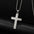 Wholesale Titanium Steel  Cross Necklace  Hip-Hop All-Match Pendant Necklaces