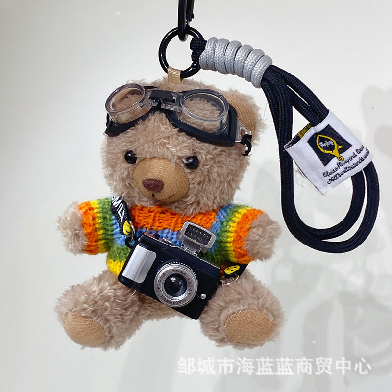 Wholesale  Heart Blush Cat Plush Keychain