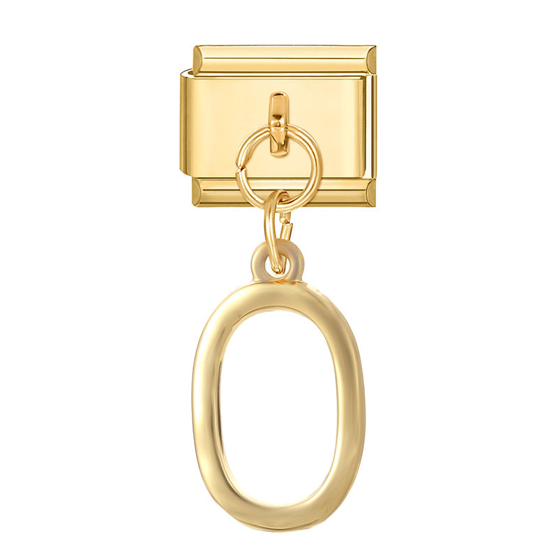 Wholesale  Italian Charm Bracelet 9mm DIY Creative Retro Stainless Steel Composable Bracelet