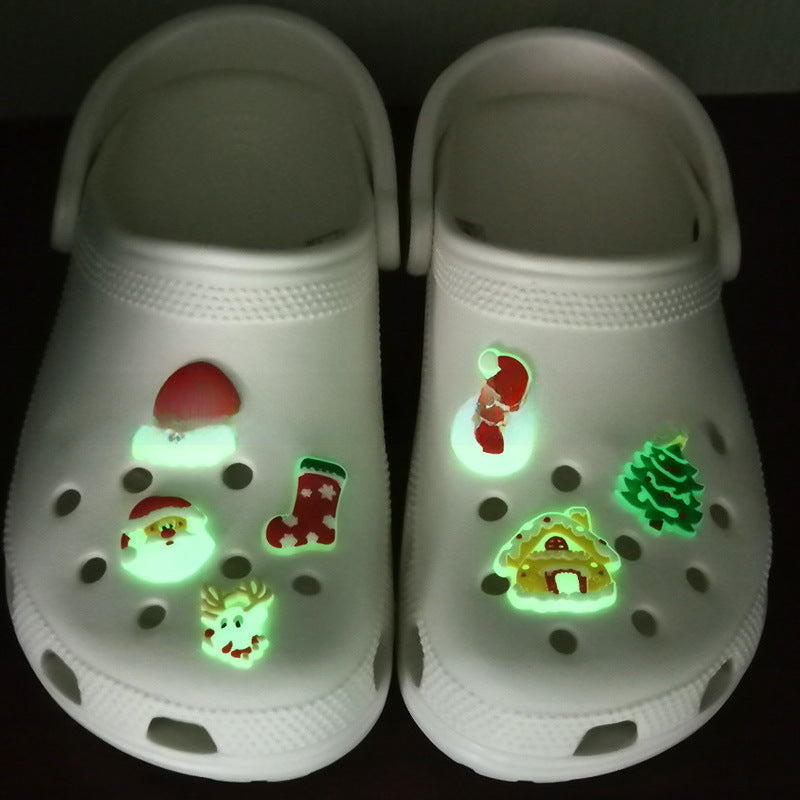 Wholesale 10pcs  Christmas Series Shoes Accessories Shoes Charms