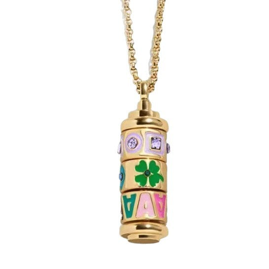 Wholesale enamel glaze multi-letter combination string clavicle necklace