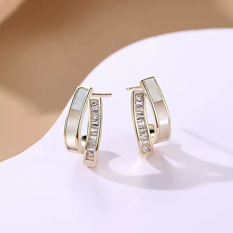 Wholesale 925 Silver Needle Light Luxury High-end Earrings ACC-ES-HaoWen016