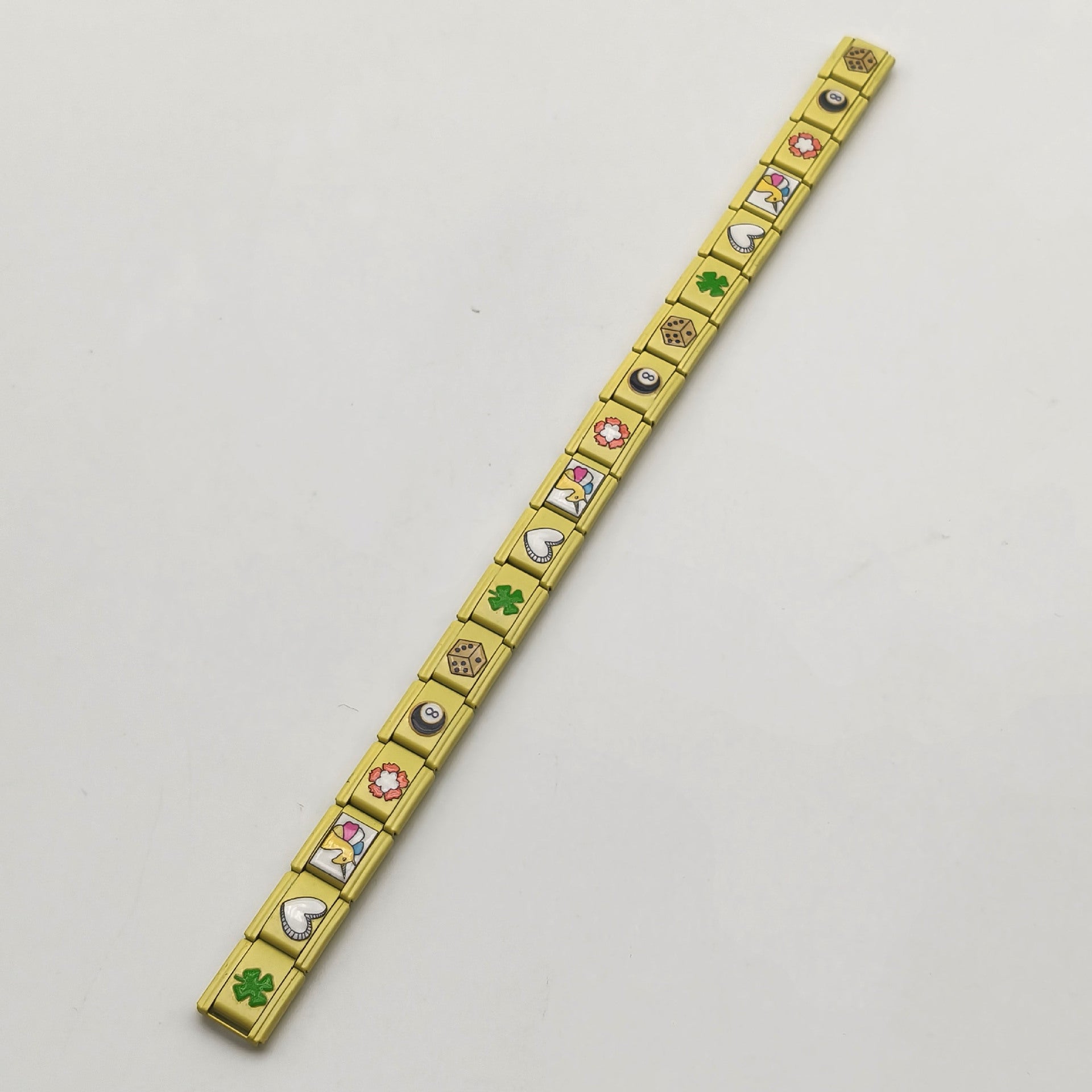 Wholesale 304 stainless steel elastic Italian modular splicing bracelet DIY Composable Bracelet Charms DIY Bracelets