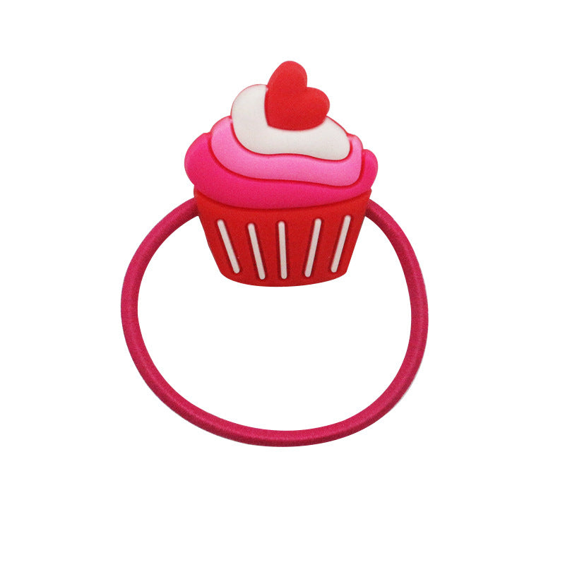 Wholesale Heart PVC Children's Hair Accessories