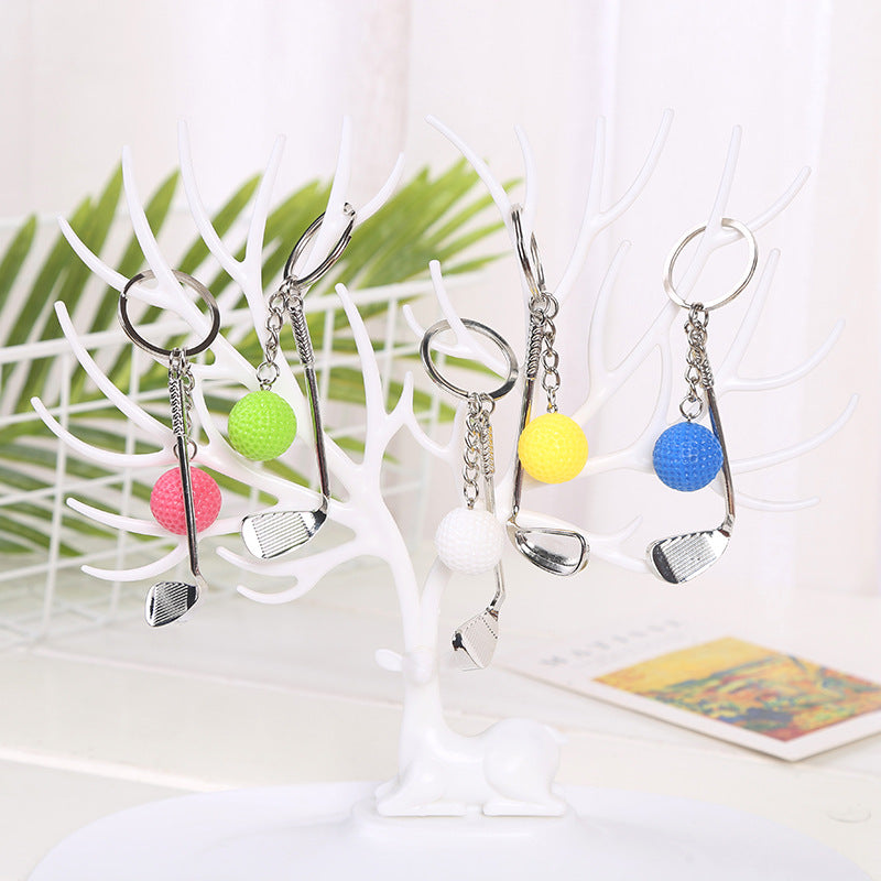 Wholesale  mini sports golf keychain