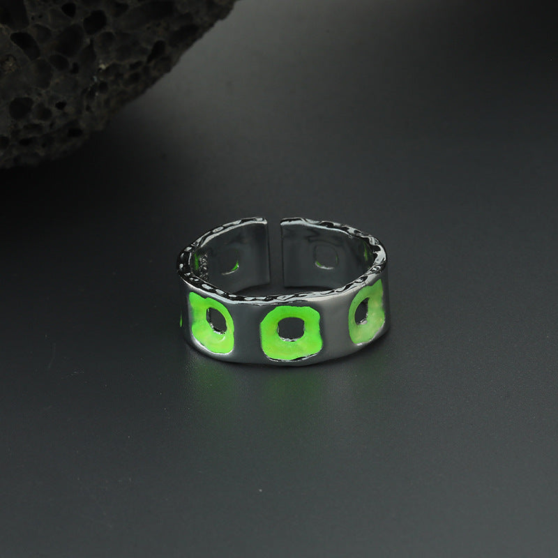 Wholesale  personalized luminous open ring