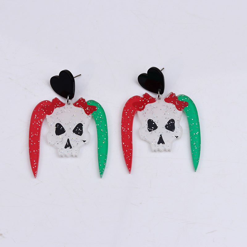 Wholesale  large blood knife stud earrings