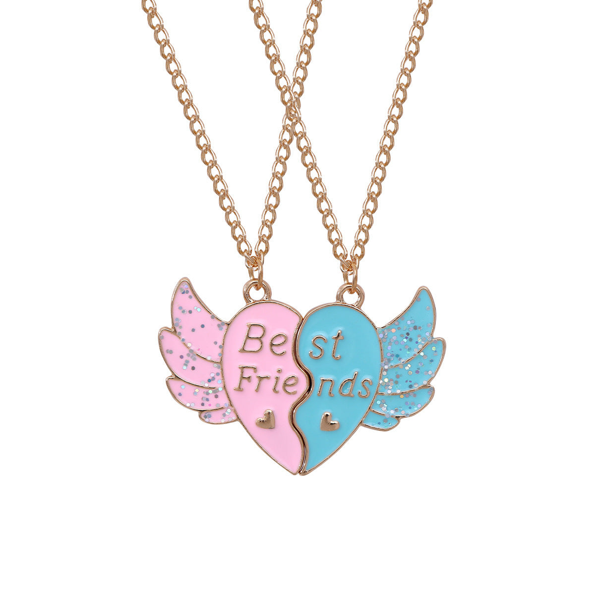 Wholesale  angel wings love necklace cartoon necklace