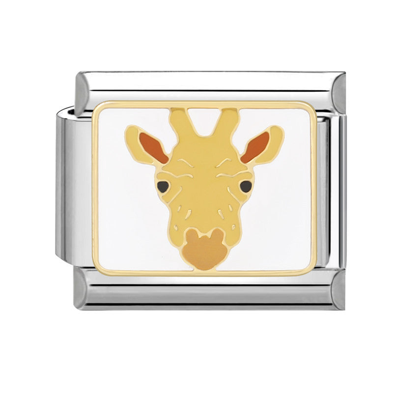 Wholesale Italian Charm Bracelet 9mm DIY Splicing Pink Green Series Titanium Steel Composable Bracelet