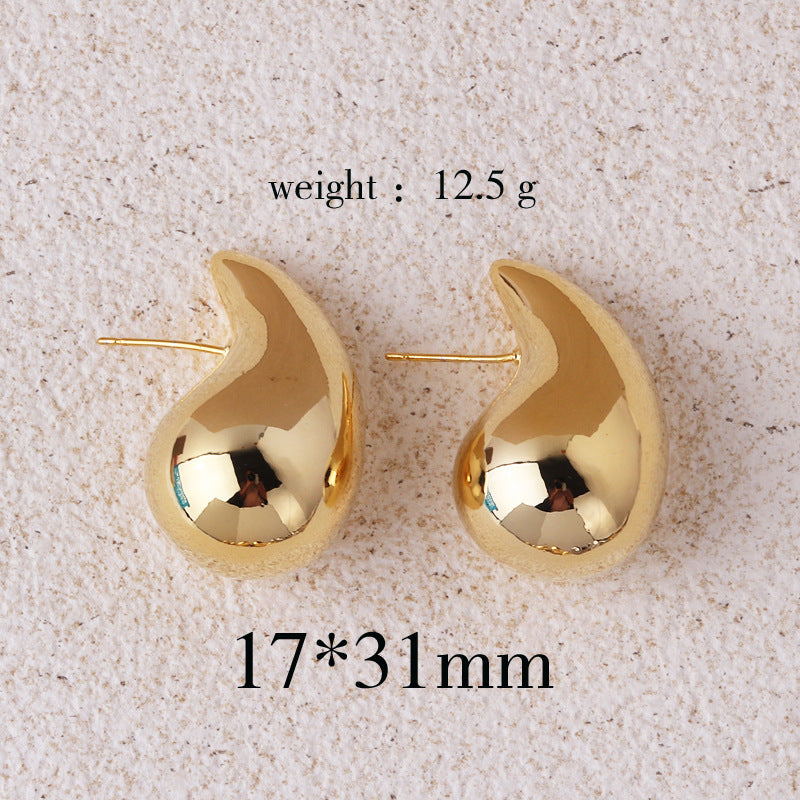 Wholesale Melon Seeds Water Drop Pepper Earrings Ear Studs ACC-ES-Ruib001
