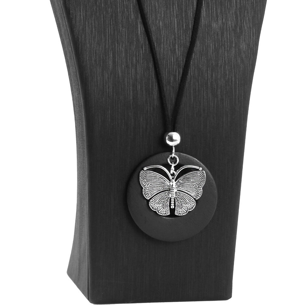 Wholesale Ethnic Style Long Sweater Chain Necklace Retro Artistic Fashion Jewelry Gift