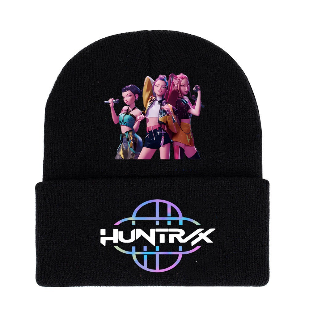 Wholesale kpop anime cartoon knitted hat Beanie