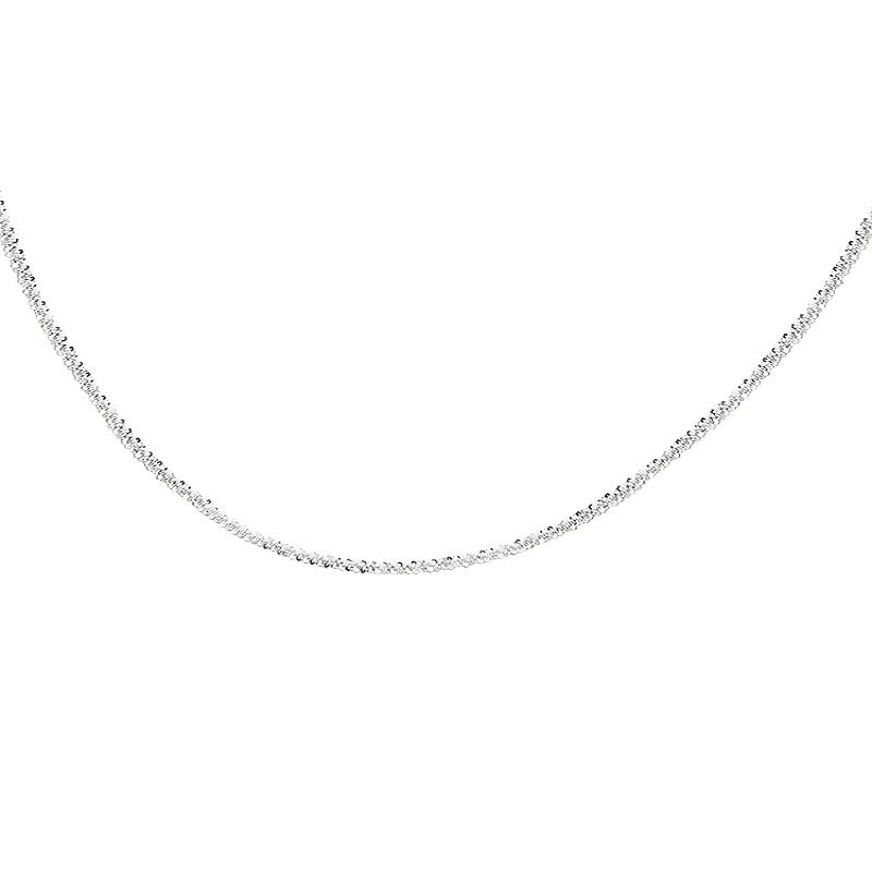 Wholesale Silver Gypsophila Sparkling Necklace