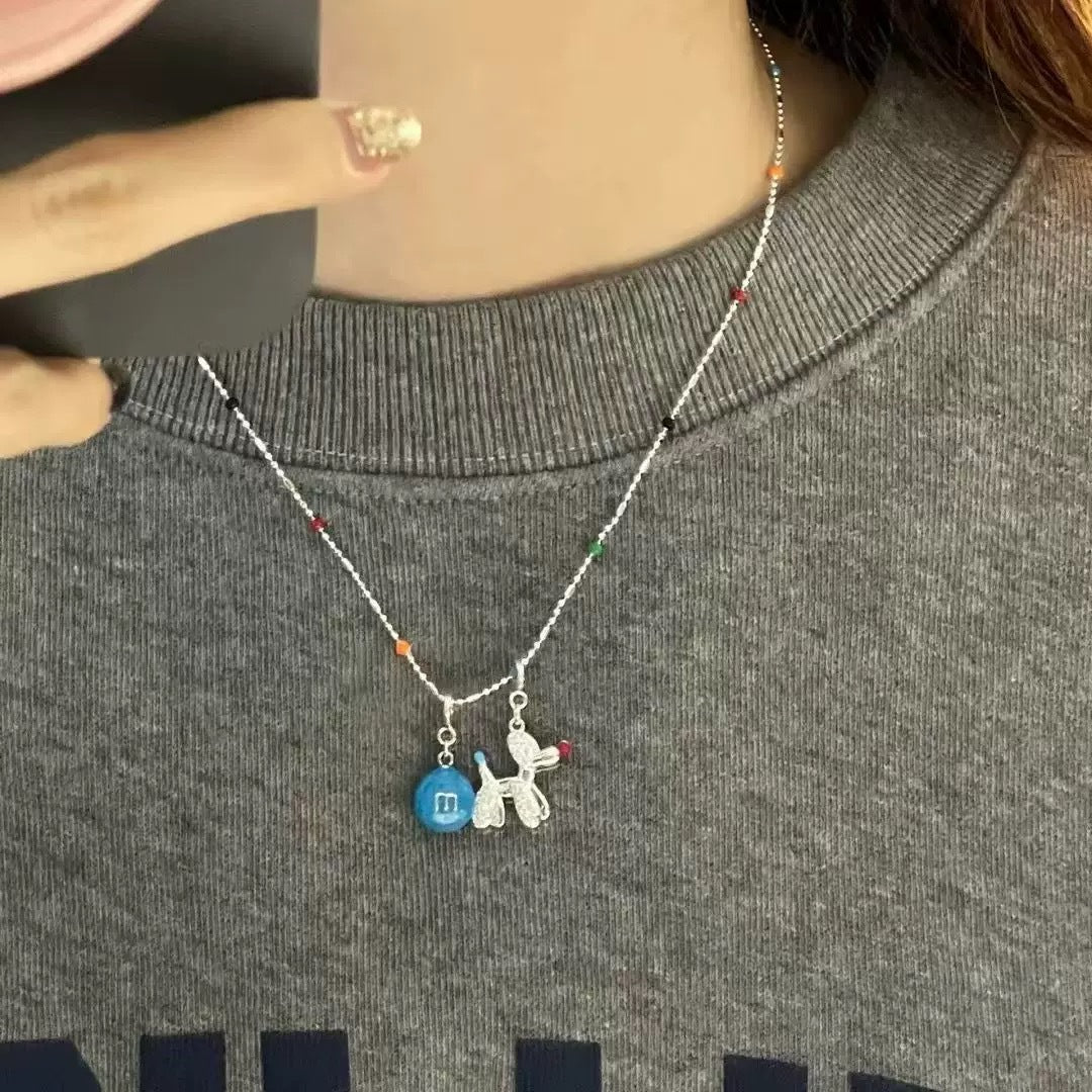 Wholesale Cute Cartoon Cat Pendant Necklace