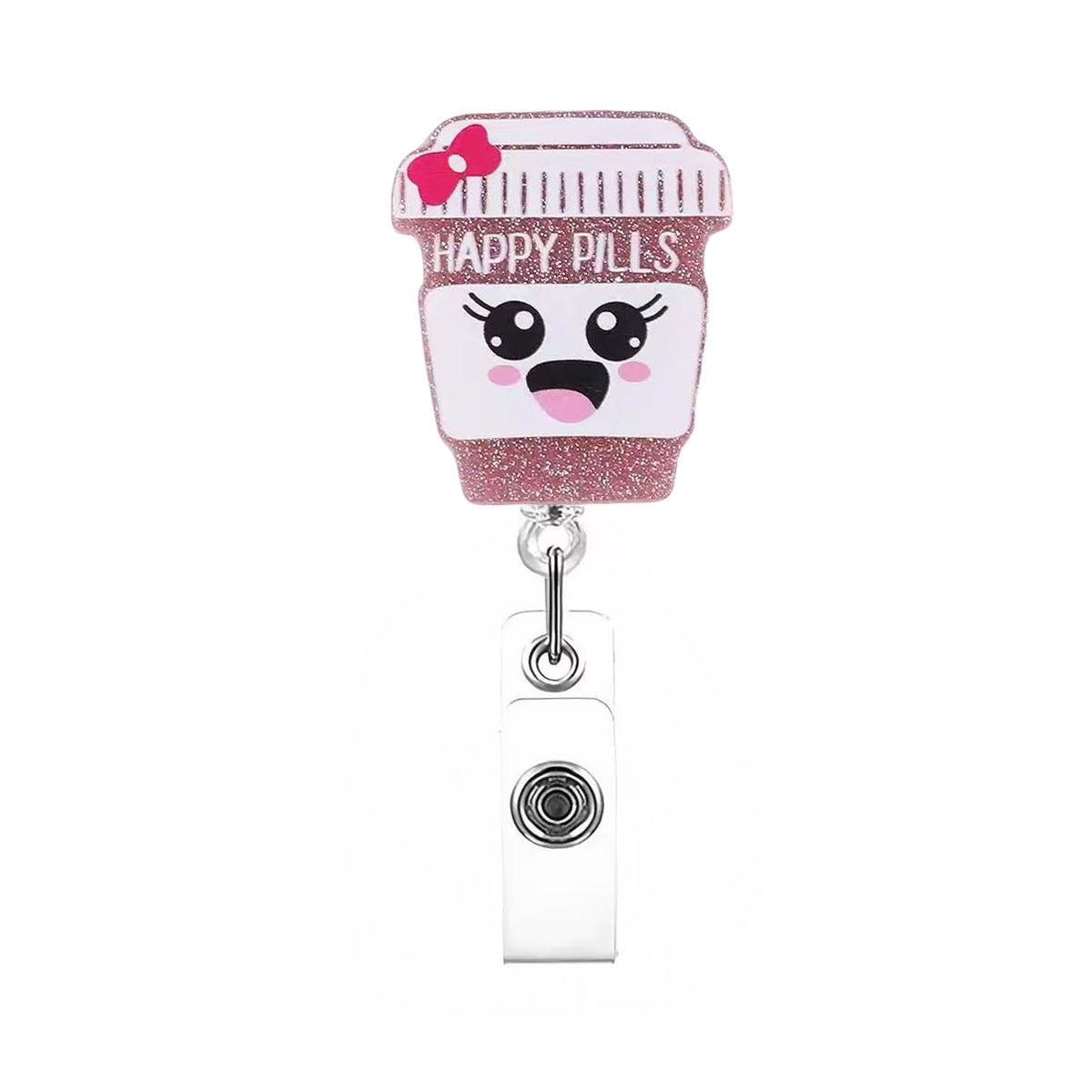 Wholesale  hospital nurse DIY jewelry acrylic Badge Reels