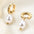Wholesale Titanium Steel Single Row Zirconia Micro-paved Earrings
