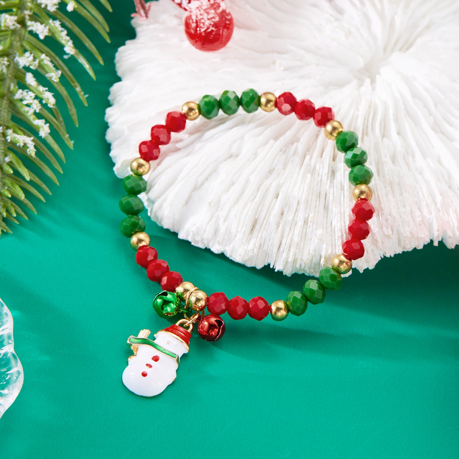 Wholesale Christmas Santa Bell Bracelet