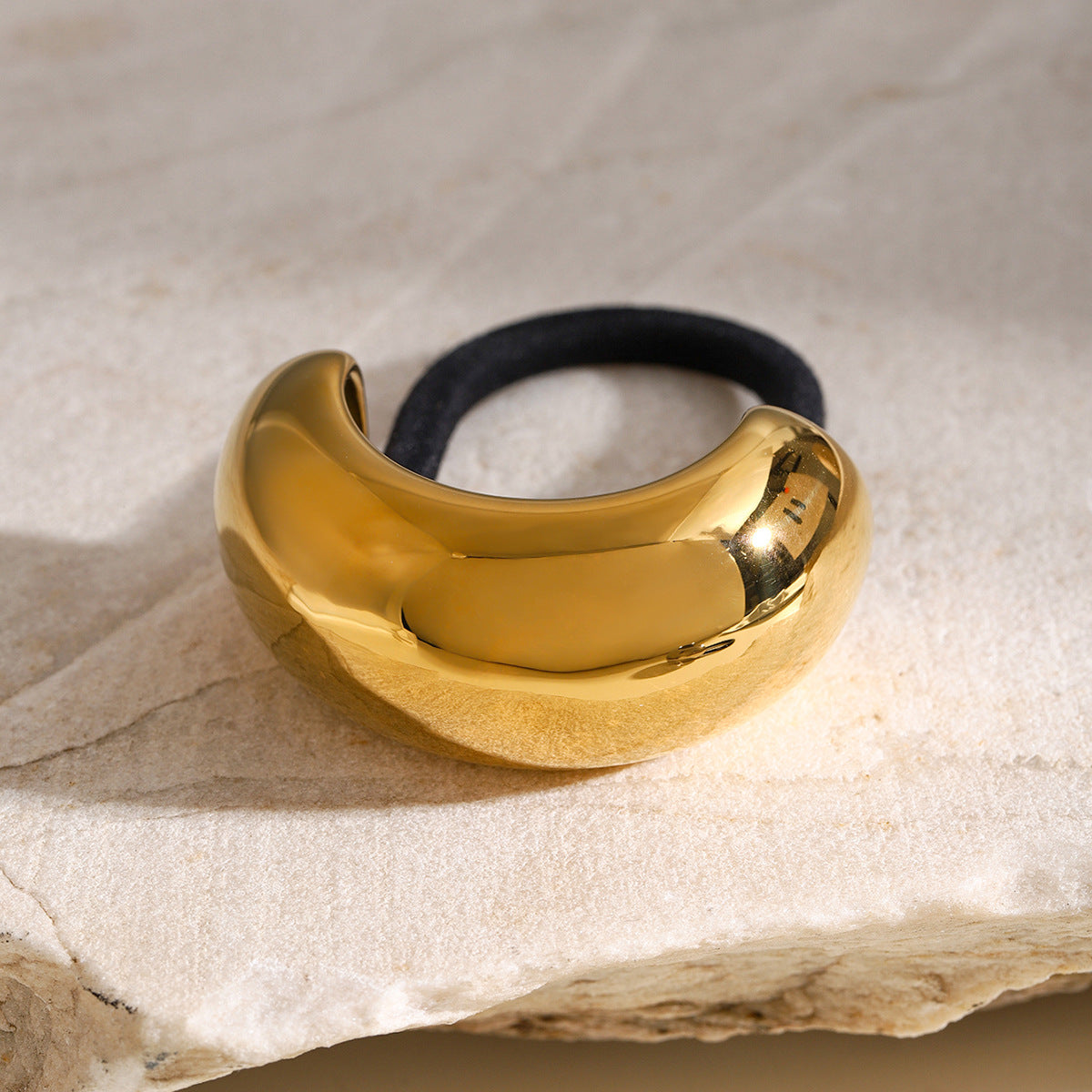 Wholesale 18k gold stainless steel hair rope