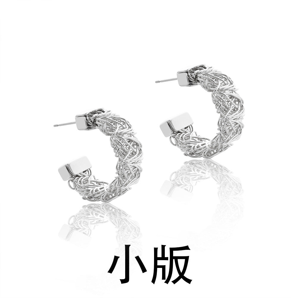 Wholesale Braided wire wrapped earrings