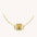 Wholesale drum twist Valentine's Day necklace furnace vacuum plating 18K gold color preservation