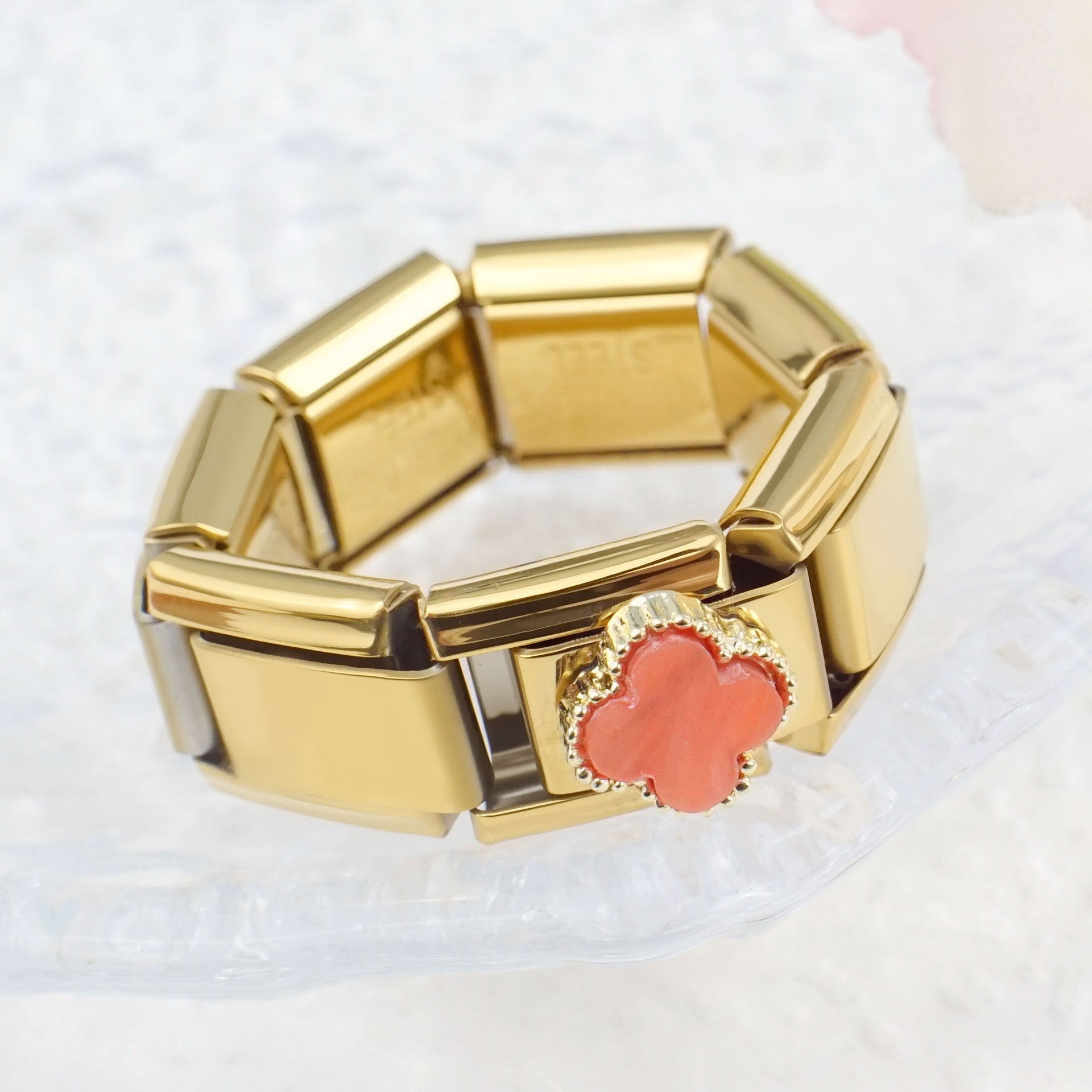 Wholesale Italian Module Bracelet DIY Elastic Ring Free Splicing Assembly Chain Italy Charms