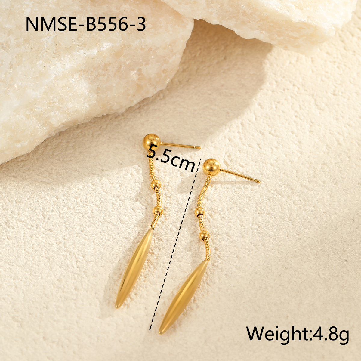 Wholesale Water Drop Earrings Stainless Steel Earrings