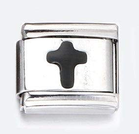 Wholesale Italian Charm Bracelet 9mm DIY Splicing Removable Purple English Letters Stainless Steel Composable Bracelet