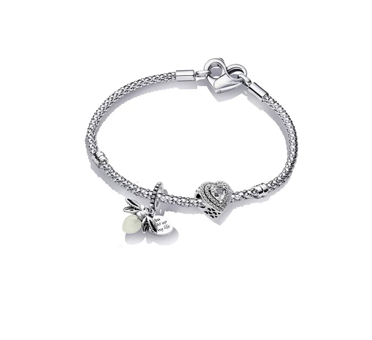 Wholesale S925 Sterling Silver Blue Ocean Star Language Star Valentine's Day Bracelet