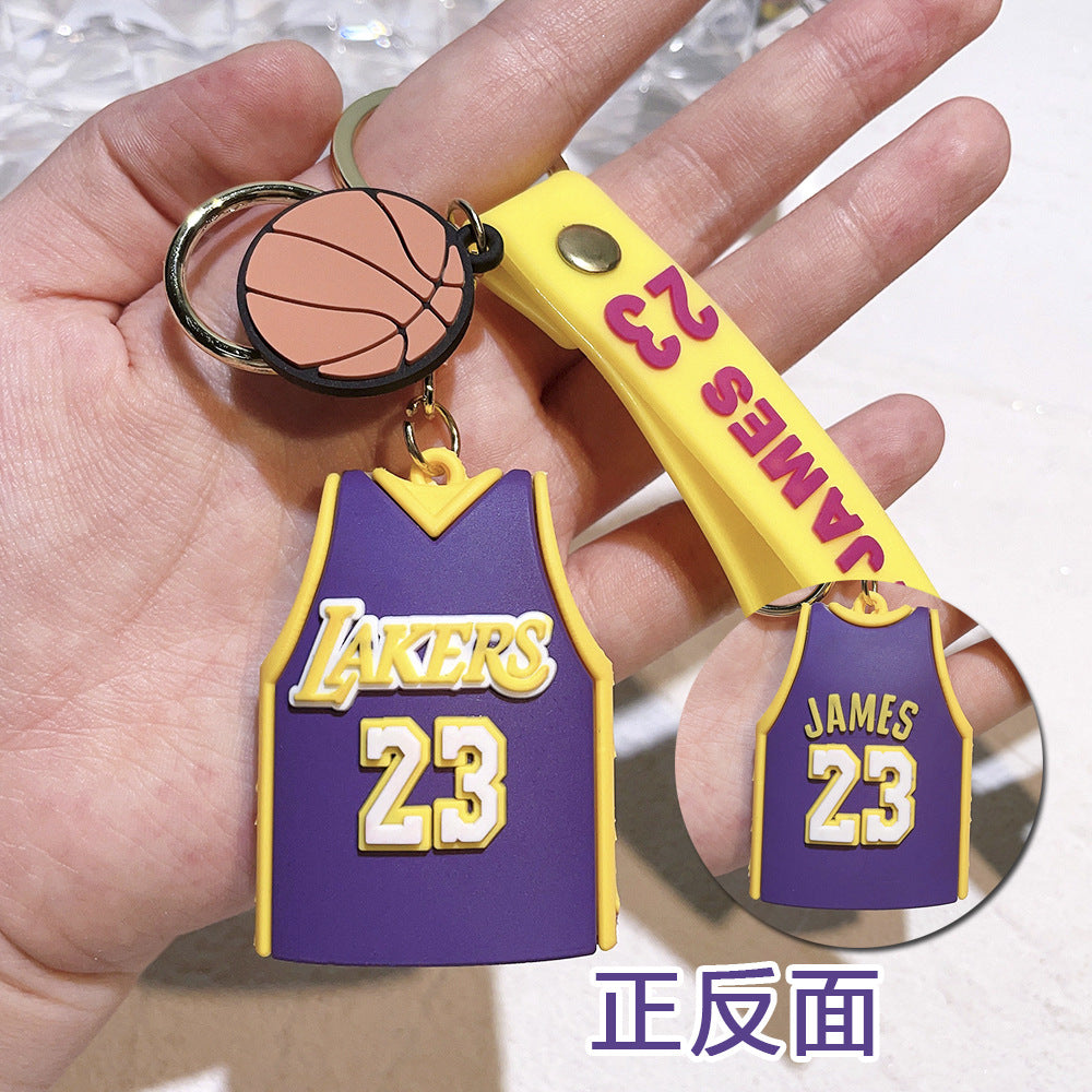 Wholesale Basketball jersey keychain