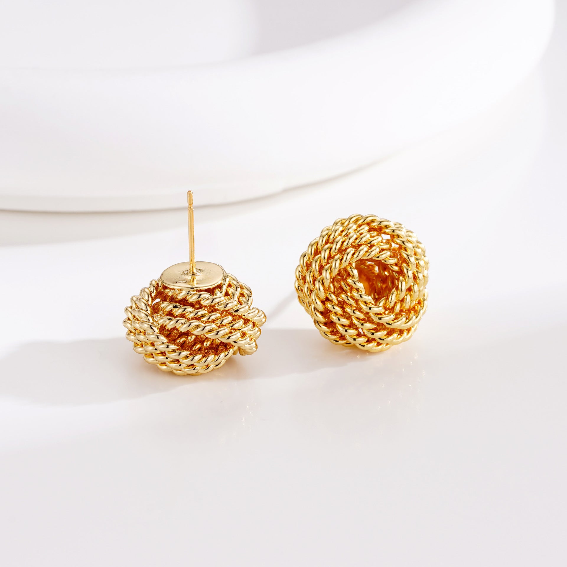 Wholesale Luxury Twist knot earrings
