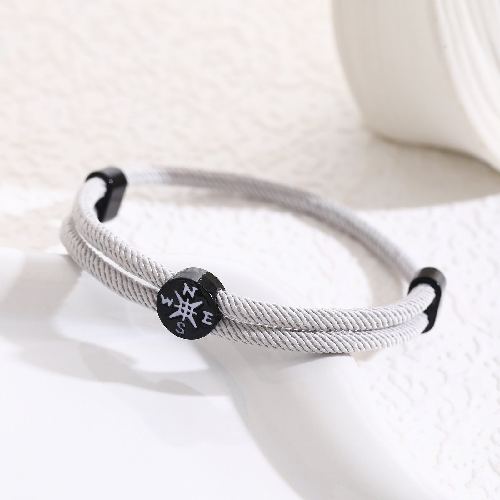 Großhandel Abschlusssaison Inspirierende Kompassgewebe Seilseilarmband