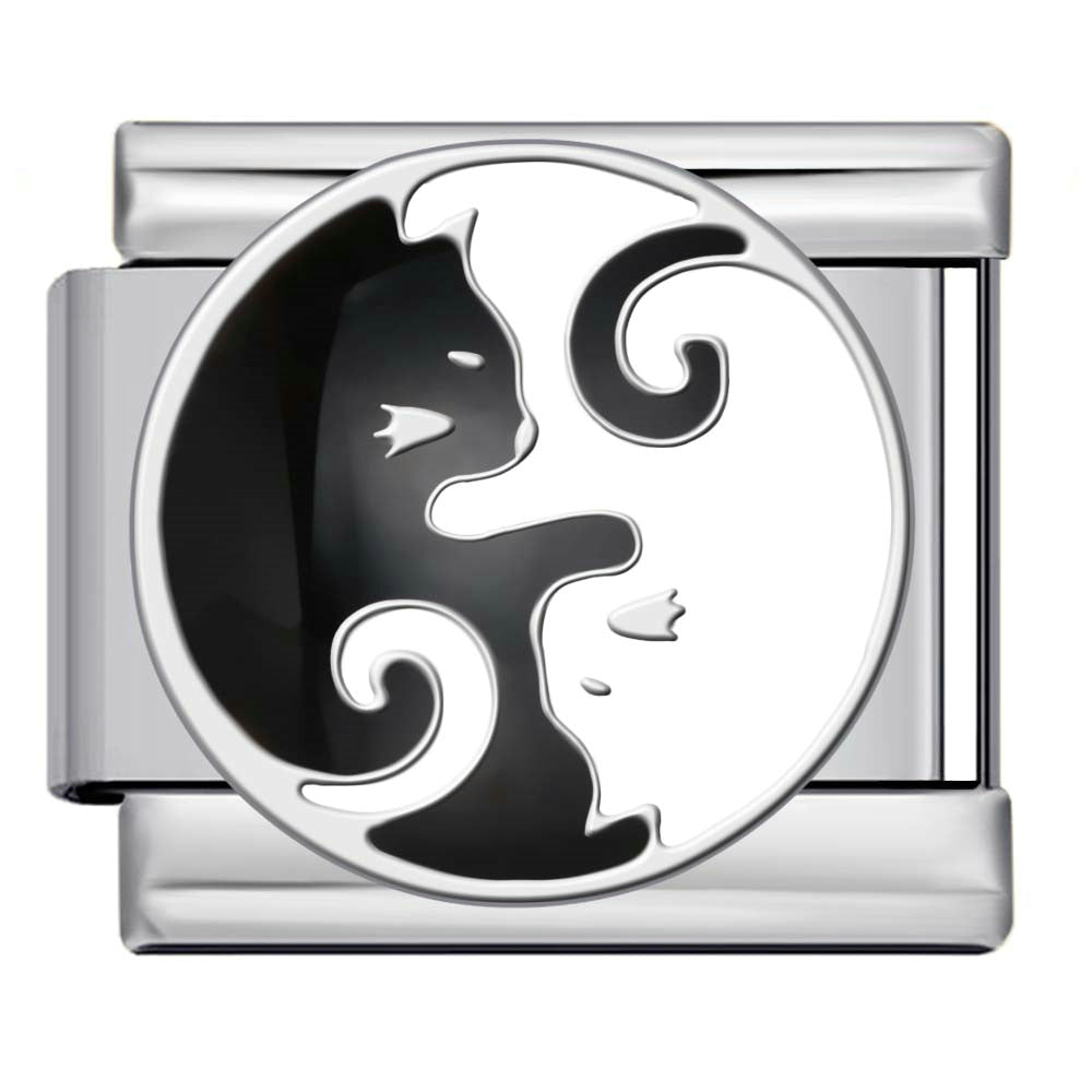 Wholesale 9mm Italian Charm Starter Bracelets DIY Cat and Dog Single Section Creative Stainless Steel Composable Bracelet