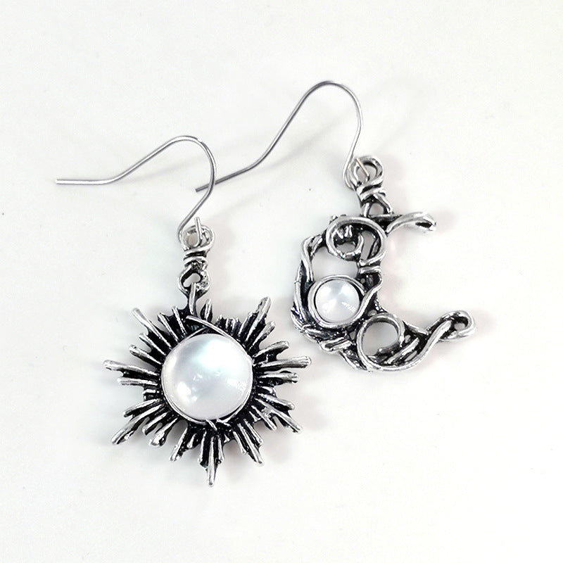 Wholesale Sun Moon Earrings ACC-ES-XingHe005