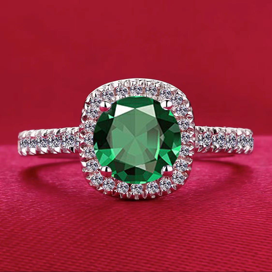 Wholesale  eight hearts eight arrows diamond  ring