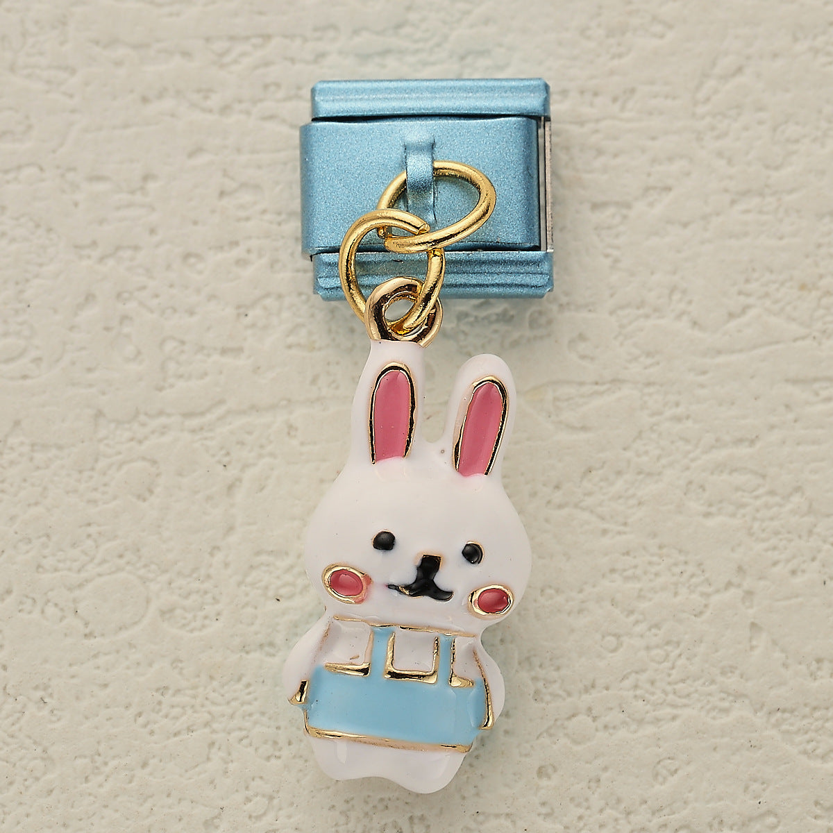 Wholesale 10pcs Italian Charm Bracelet 9mm DIY Splicing Puppy Penguin Panda Stainless Steel Composable Bracelet