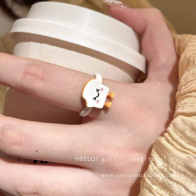 Wholesale Creative Merit Wooden Fish Ring