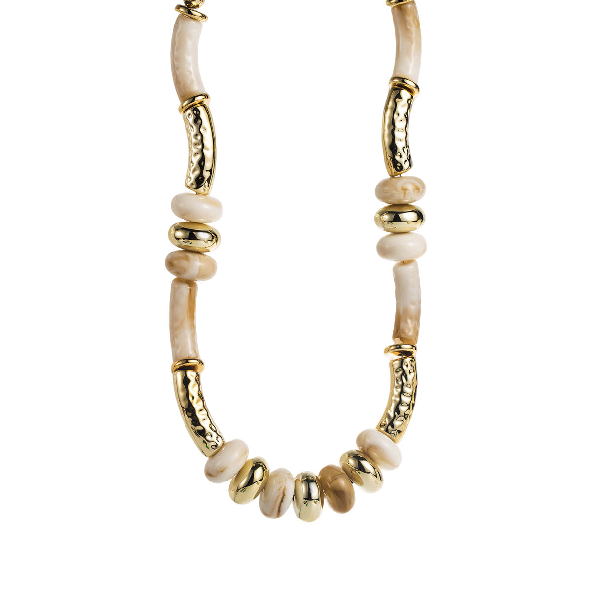 Wholesale Maillard Series Beaded Resin Necklace Personality Clavicle Chain