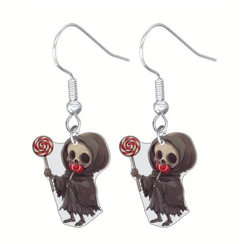 Wholesale 2D  Food Themed Acrylic Earrings