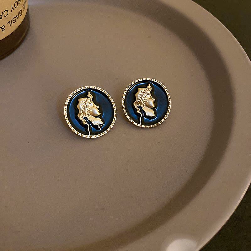 Wholesale Silver Pin Diamond Geometric Leather Earrings ACCVIP-ES-KJ003