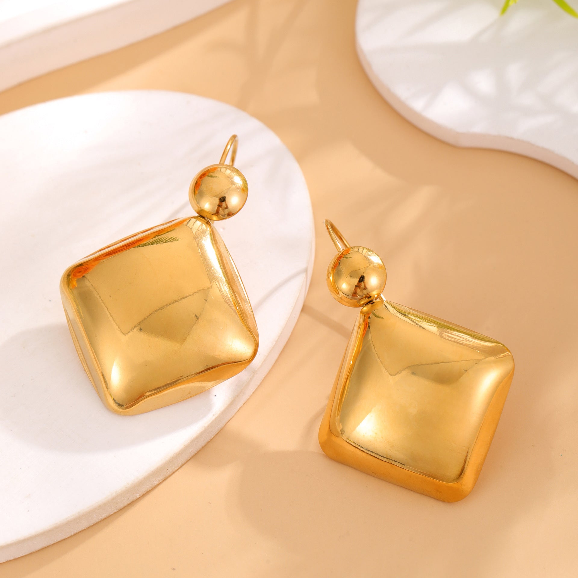 Wholesale stainless steel geometric  earrings